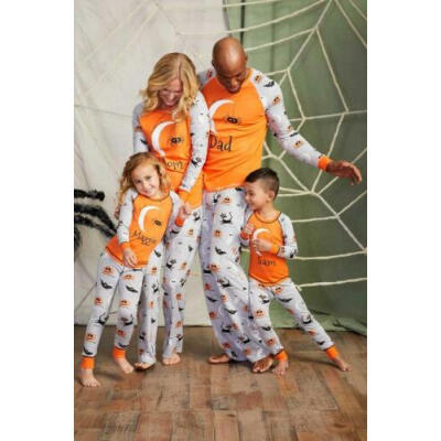 

Family Fashion Sleep Shirt Orange Pajamas Long Sleeve PJS Nightshirt Nightgown