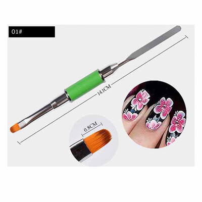 

Toponeto 1pcs Nail Art Dotting Manicure Painting Drawing Polish Brush Pen Tool