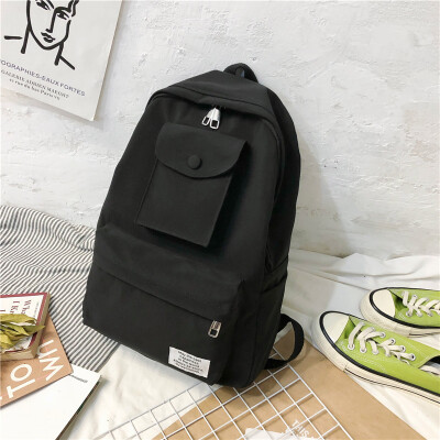 

Ins wind bag female Korean high school students backpack ancient sense of simplicity Mori campus backpack backpack