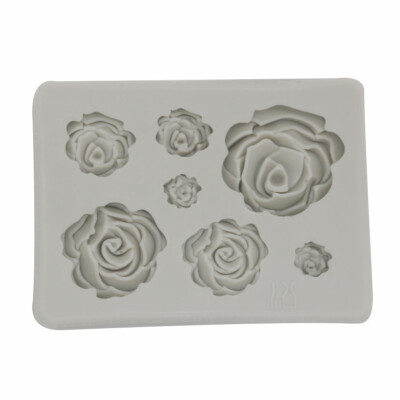 

3D Rose Flower Mould Silicone Fondant Chocolate Sugarcraft Cake Decor Mold