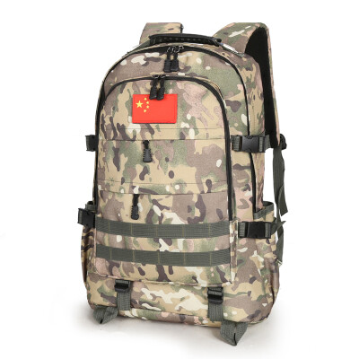 

Camouflage backpack mountaineering backpack hiking bag outdoor shoulder bag mens waterproof light multi-functional travel three-l