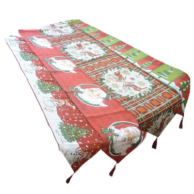 

Siaonvr 2019 Christmas gifts Nordic Christmas Herringbone Printed Rectangle Tablecloth