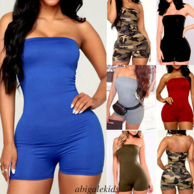 

New Women Clubwear Summer Playsuit Bodycon Party Jumpsuit Romper Trousers Shorts