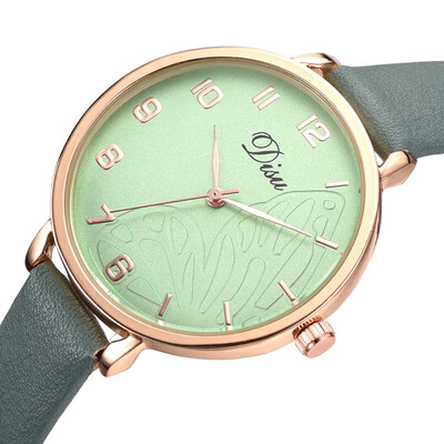 

RM Luxury Fashion Lady Leather Belt Watch Butterfly Analog Quartz Watch
