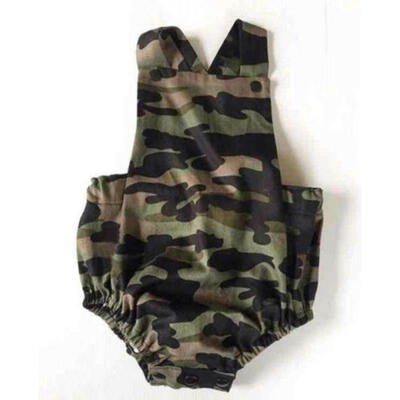 

Summer Infant Baby Boy Girl Camouflage Romper Bodysuit Jumpsuit Clothes Outfits