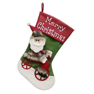 

Christmas Stocking Xmas Tree Decorative Sock Candy Bag Kids Gift Pouch