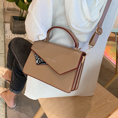 

New bag female 2019 popular new Korean version of the wild hit color foreign fashion chain slung French small crowd package