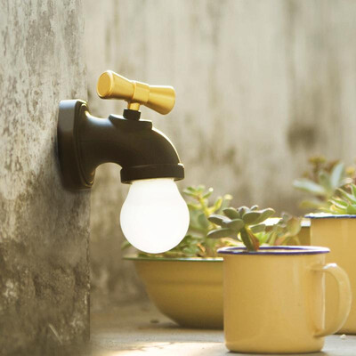 

New strange faucet creative LED voice control night light cabinets Xuanguang atmosphere induction corridor USB charging night ligh