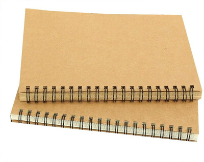 

New Handmade Journal Memo Dream Notebook Paper Notepad Blank Diary Kraft Vintage Notebooks Retro Spiral