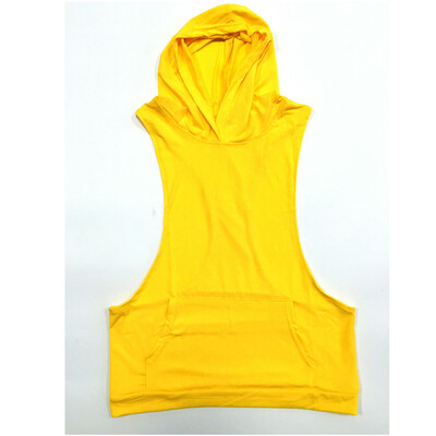 

Mens Muscle Hoodie Tank Top Bodybuilding Gym Workout Sleeveless Vest T-shirt