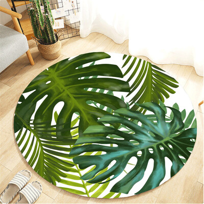 

Gobestart Botany Elements Blanket Round Bathroom carpet 60cm