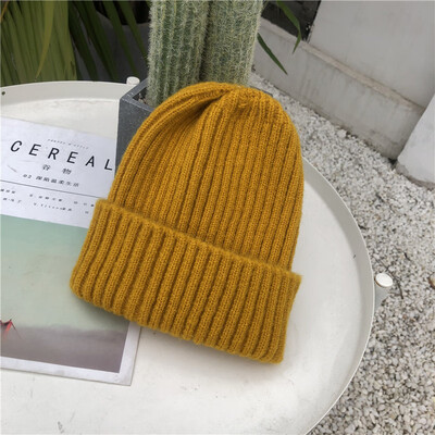 

Hat winter mens&womens warm ear protectors wool hat letters Joker knit Hat Korean casual lovers Turtleneck Hat tide
