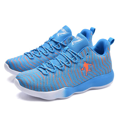 

2018 new spring fly woven breathable basketball shoes mesh non-slip sports shoes mens low wear-resistant student boots