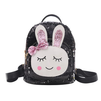 

Cute Women Rabbit Sequins Backpacks Girls Bling Travel Shoulder School Bags