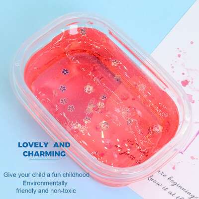 

Siaonvr 280ml DIY Crystal Foaming Clay With Sequins Accessories Slime Kids Clay Toy