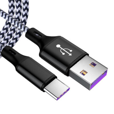 

Type-C Charging Cord 5A USB-C Fast Charging And Syncing Cable-1m