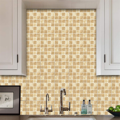 

〖Follure〗DIY 3D Mosaic Self Adhesive Wall Tile Sticker Vinyl Home Kitchen Decoration