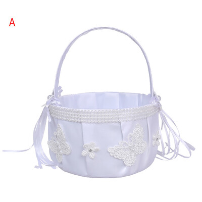 

Toponeto Bridal Wedding Party Flower Girl Basket Ring Bearer
