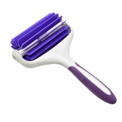 

DIY Baking Tool Rolling Cake Cutters Purple Handle Embossing Hob Cutting Roller Knife Fondant Plastic Surface Cutting Tool