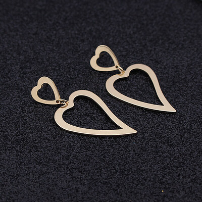 

Fashion Korean Charm Ear Jewelry Metal Irregular Long Dangle Pendant Earrings for Women Hanging Pendientes Wholesale