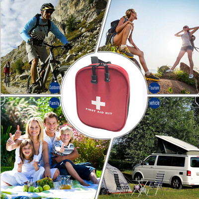 

FAK-04 Emergency Survival Bag First Aid Kit Package Mini Lightweight 31PCS Home Medical Bag for Emergencies at Home Outdoors Campi