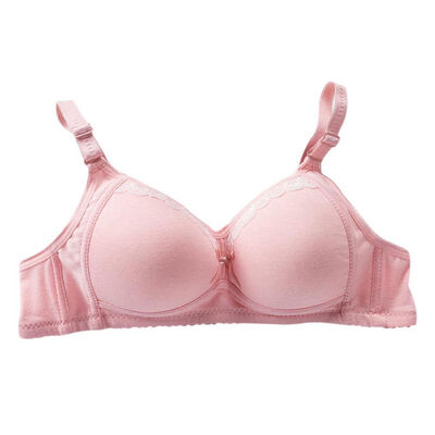 

Push UP Wire free Cute Bra Gather Adjustable Underwear For Women Newest B Cup Solid Color Newest 2018