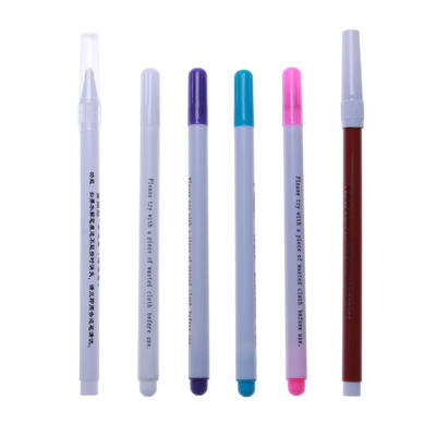

6pcs Sewing Tools Pens Air Erasable Pen Easy Wipe Off Water Soluble Pen