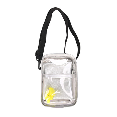 

2 in 1 PVC Transparent Shoulder Bags Women Mini Handbags Crossbody Bag Messenger Phone Bags Borsa Donn Feminina YJ