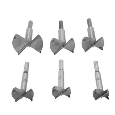 

Greensen 6pcs 30-60mm High Strength Steel Flat Bit Drill Set Woodworker Tool