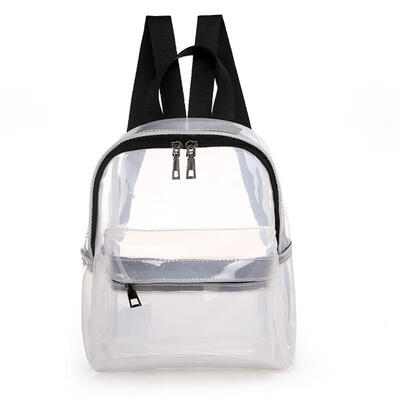 

Transparent Large-capacity Jelly Backpack Unisex Environmentally Friendly Tasteless Pvc Backpack Student Bag