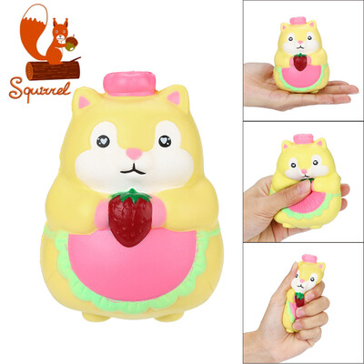 

Gotoamei Favorite Squirrel Scented Squishies Slow Rising Squeeze Toys Stress Reliever Toy