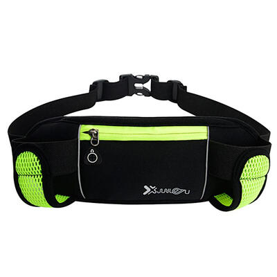 

Running Bags Waist 2 Water Bottles Outdoor Camping Hiking Fitness Belt Pack