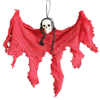 

Horrible Scary Skull Ghost Ornament Halloween Party Haunted House Bar Decoration