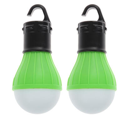 

2 PCS Outdoor Hanging 3LED Camping Tent Light Bulb Fishing Lantern Lamp