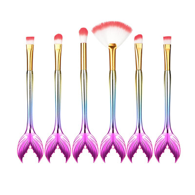 

Toponeto 6 Pcs Make Up Foundation Eyebrow Eyeliner Blush Cosmetic Concealer Brushes