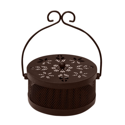

Siaonvr Mosquito Coil Holder Retro Portable Mosquito Incense Burner for Home&Garden