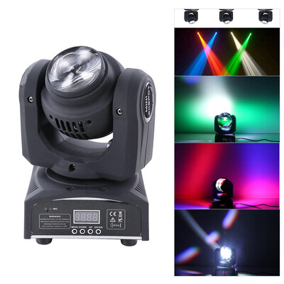 

Stage Light Mini Moving Head Light LED Party Light Double Sides DMX512 1521 Channels for KTV Club Bar Party DJ Show Bands