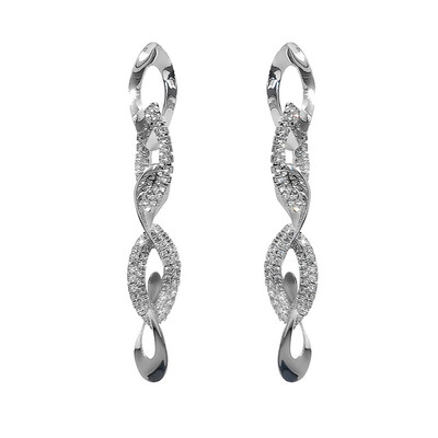 

2019 new brand design twist chain earrings minimalist generous creative earrings gift for women