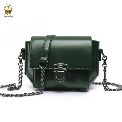 

New small bag woman 2019 new mini oblique satchel girl bag ins super hot fashion chain single shoulde