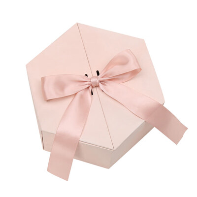 

Hexagonal Jewelry Surprise Birthday Anniversary Wedding Party Paper Gift Box