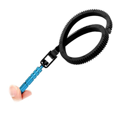 

Rubber Follow Focus Gear Ring Belt with Aluminum Alloy Grip for DSLR Camcorder Camera