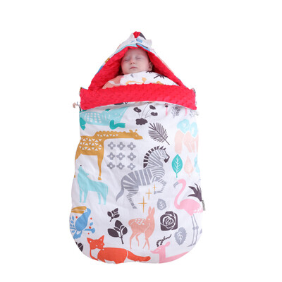 

Baby Wrap Swaddle Blanket Cotton Hooded Sleeping Bag Sleep Sack Stroller Blanket For Newborn Infant Toddler Grey