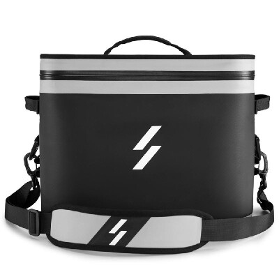 

Cooler Bag 20L Leak-proof Zipper Portable Insulated Cooler for Car Travel Hiking Beach Picnic BBQ Party