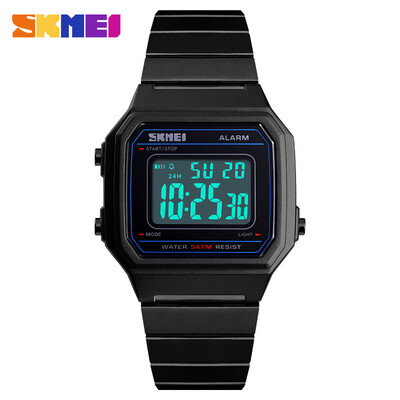 

SKMEI New Men Fashion Watch Digital Waterproof Wristwatches Luminous Week Display Alarm Casual Sport Watches 1377