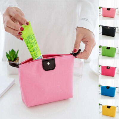 

UK Waterproof Makeup Cosmetic Case Travel Toiletry Pen Pencil Bag Zipper Purse