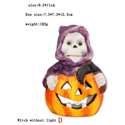 

Halloween Shining Ceramic Pumpkin Lights Flashing Toys Bar Hall Decoration Props Dolls