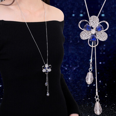 

Long clothes necklace ladies fashion jewelry accessories