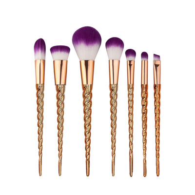 

Toponeto 7PCS Make Up Foundation Eyebrow Eyeliner Blush Cosmetic Concealer Brushes