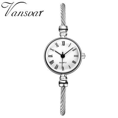 

Hot Selling Women Watche Silver Roman Numerals Dial Ladies Quartz Wristwatch Alloy Bracelet Strap Clock Relogio Feminino