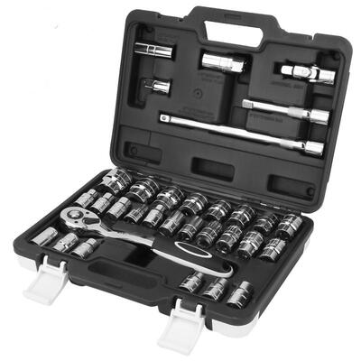 

Greensen 32pcs Ratchet Socket Wrench Bit Professional Repairing Kit Hand Tool Set
